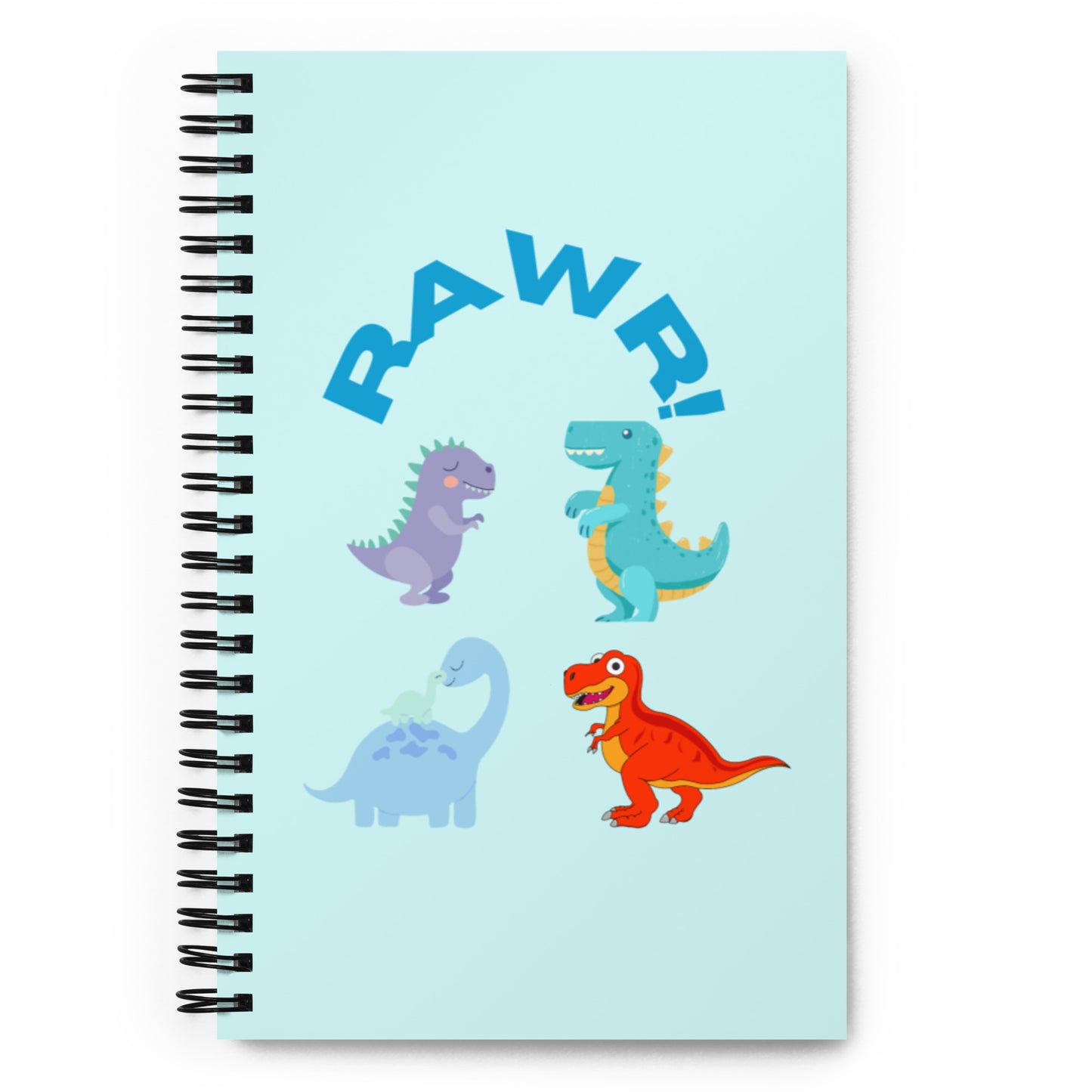 RAWR! Cute Dinosaur Spiral notebook
