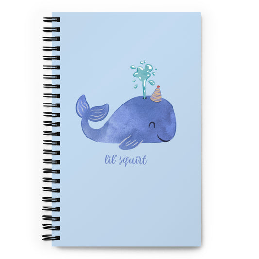 Lil' Squirt Spiral notebook