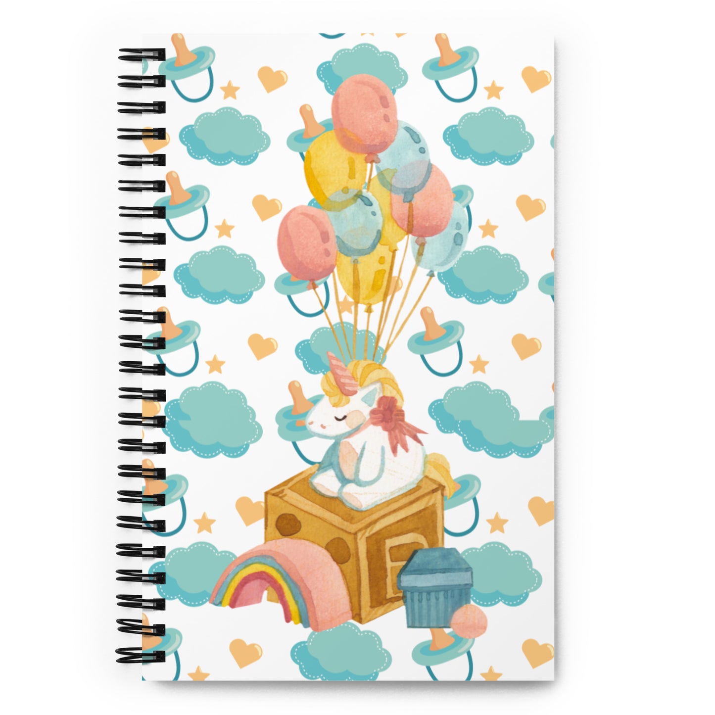 Adult Baby For Life Spiral Notebook