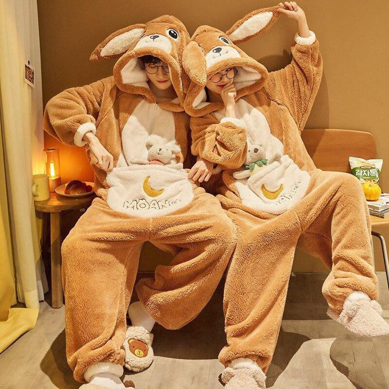 ABDL Little Rabbit Flannel Pajamas