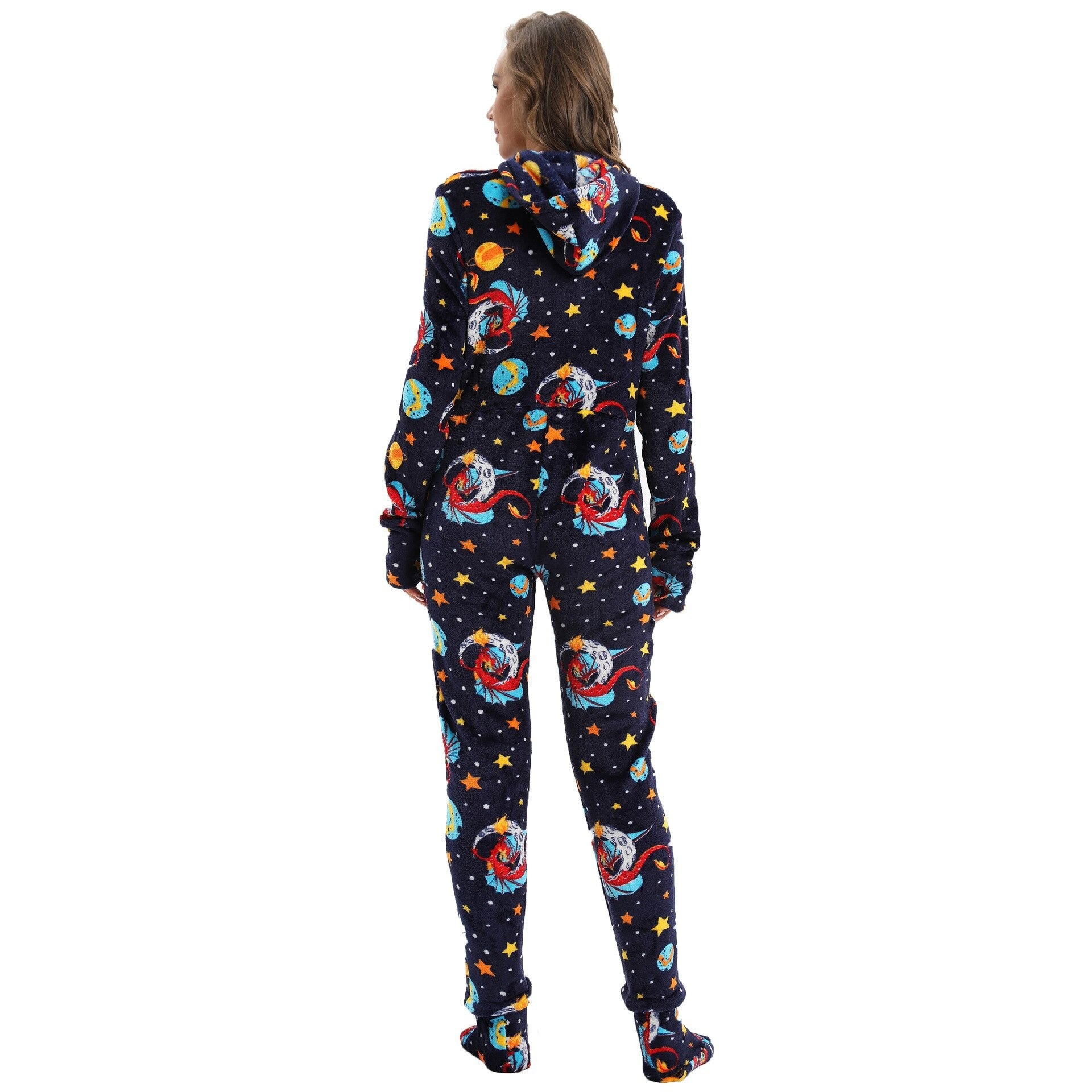 ABDL DDLG Space Adult Baby Footed Sleeper Onesie ABDL Diapers